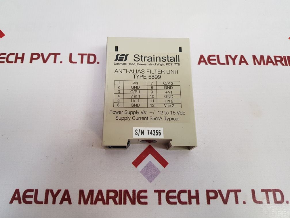 Strainstall 5899 Anti-alias Filter Unit