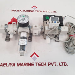 Smc av2000-02-5dz solenoid valve with aw20-vhs20-av-x1s2104a 