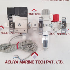 Smc av2000-02-5dz solenoid valve with aw20-vhs20-av-x1s2104a 