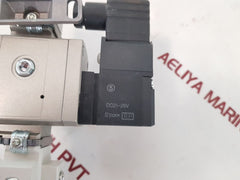Smc av2000-02-5dz solenoid valve with aw20-vhs20-av-x1s2104a 