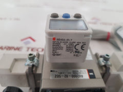 Smc av2000-02-5dz solenoid valve with aw20-vhs20-av-x1s2104a 