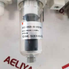 Smc av2000-02-5dz solenoid valve with aw20-vhs20-av-x1s2104a 