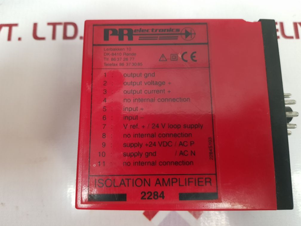 Pr Electronics 2284 Isolation Amplifier 2284S103 Used