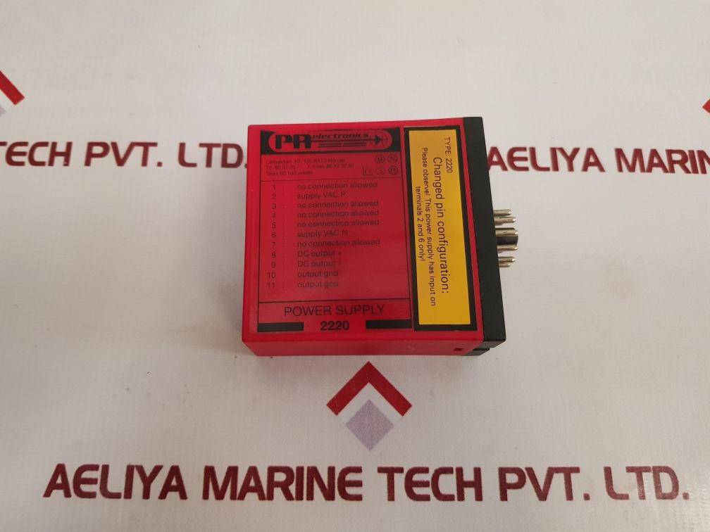Pr electronics 2220 power supply 2220 b4