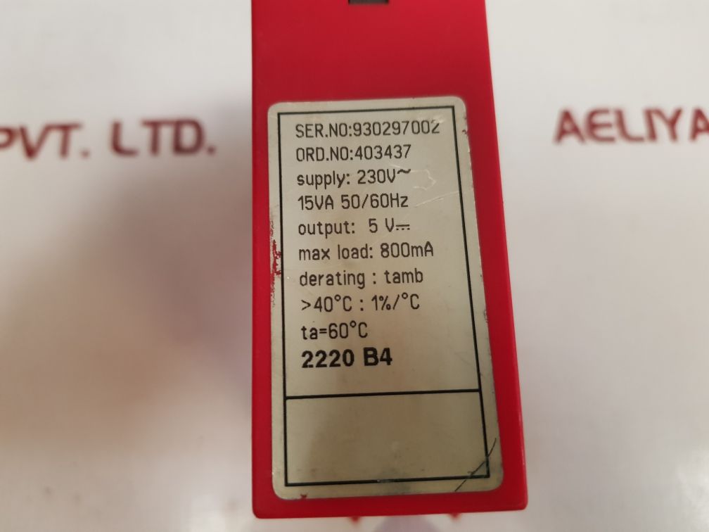 Pr electronics 2220 power supply 2220 b4