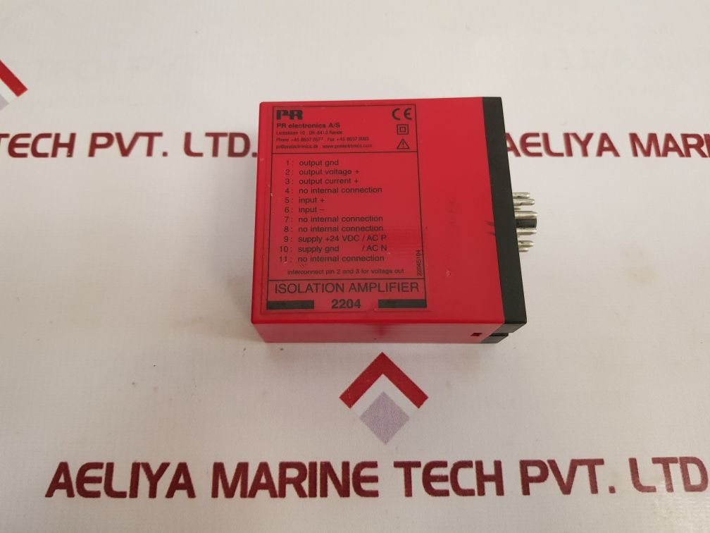 Pr Electronics 2204 Isolation Amplifier 2204S104 Used