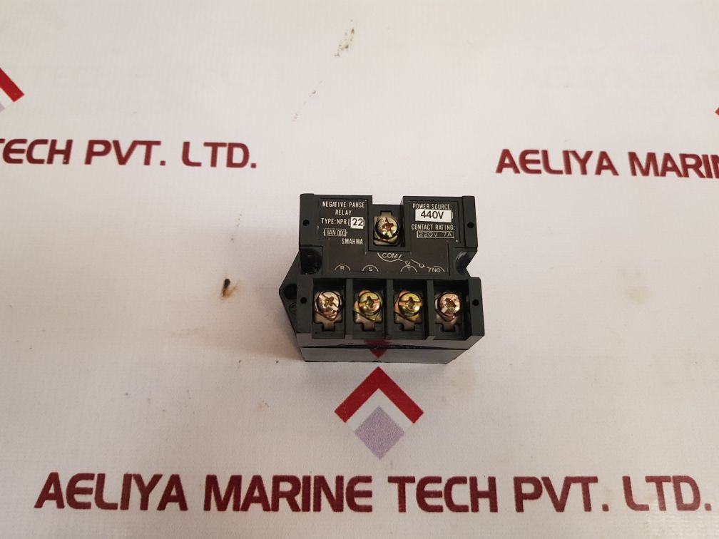 Smahwa Npr-22 Negative-pahse Relay
