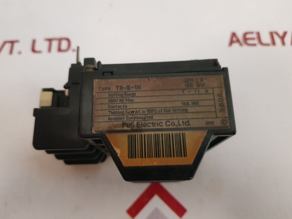 Fuji electric tr-5-1n thermal overload relay 