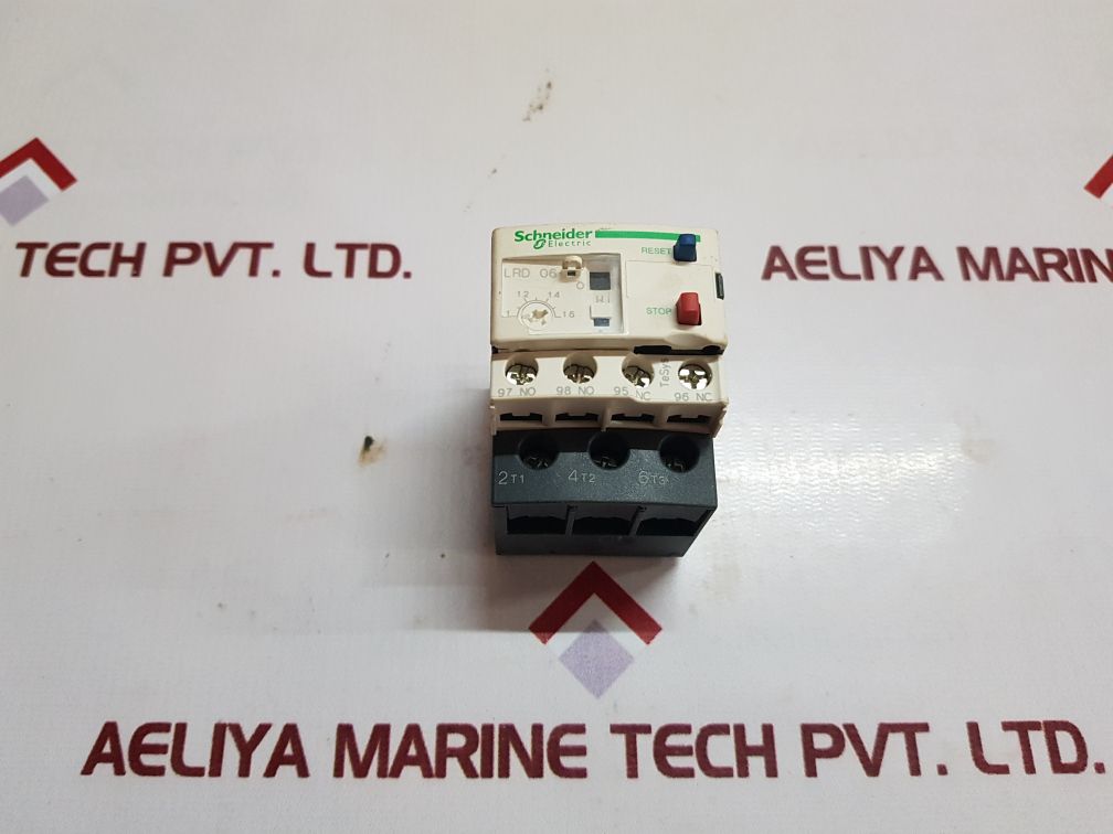 Schneider electric/telemecanique lrd 06 thermal overload relay 1-1.6a