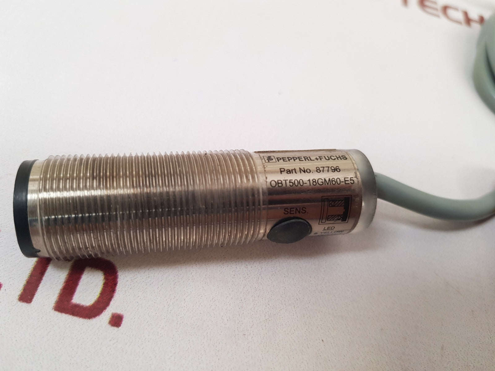 Pepperl+Fuchs 87796 Sensor Obt500-18Gm60-e5