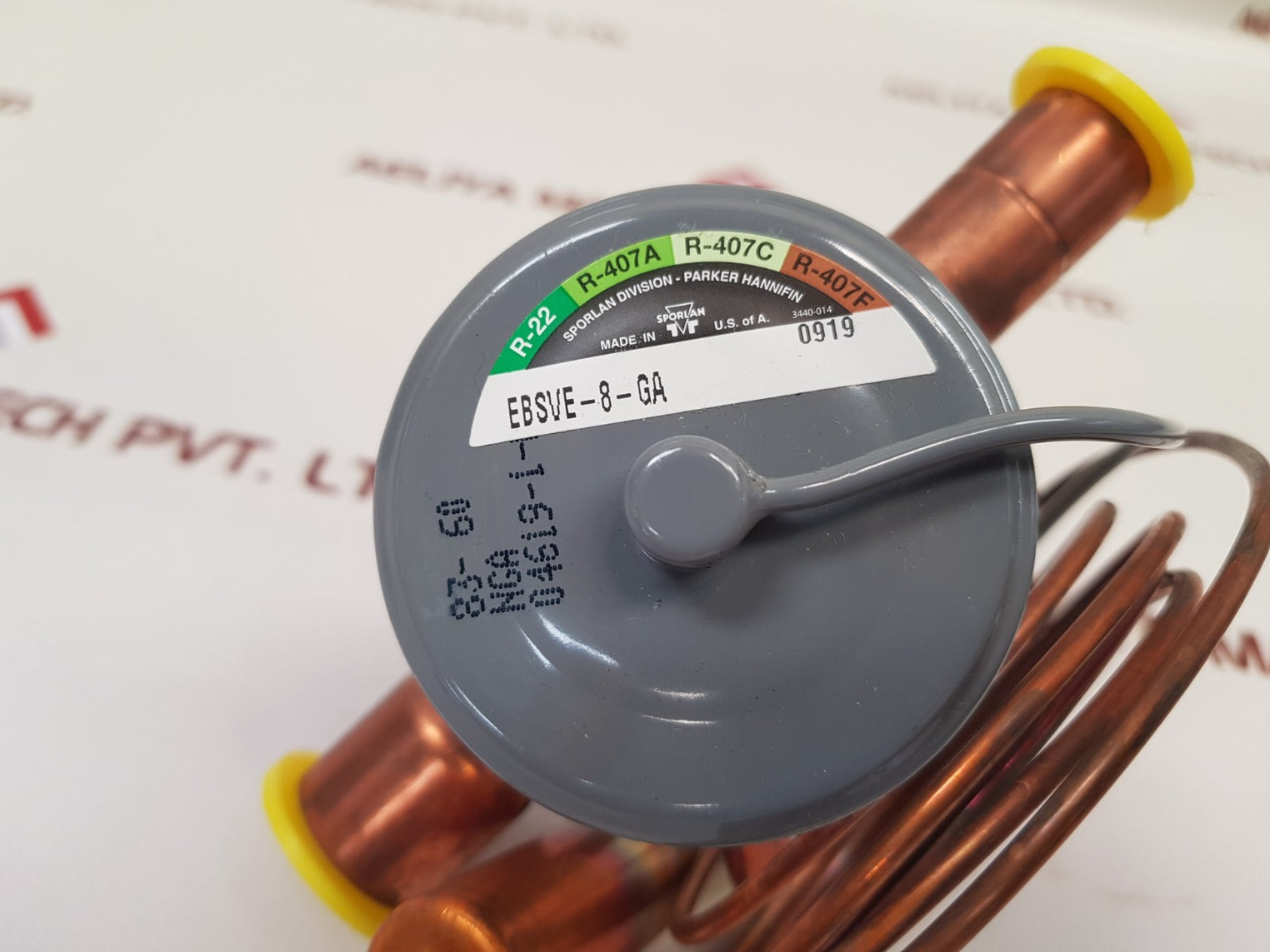 Parker Hannifin Sporlan Ebsve-8-ga Expansion Valve New