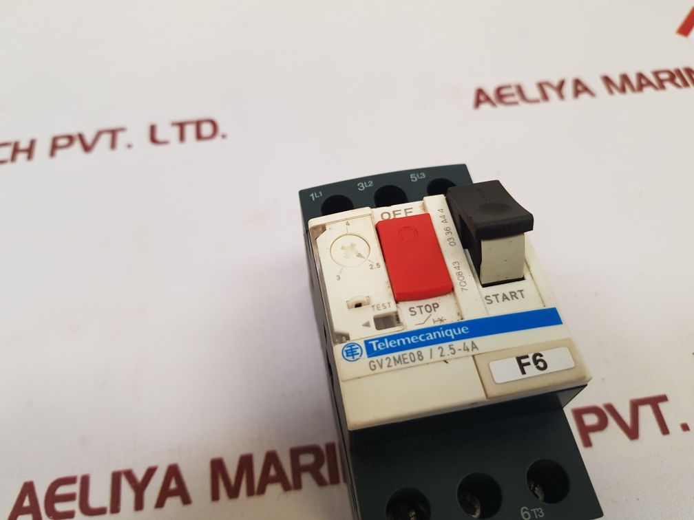 Telemecanique/Schneider Electric Gv2Me08/2.5-4A Motor Circuit Breaker 