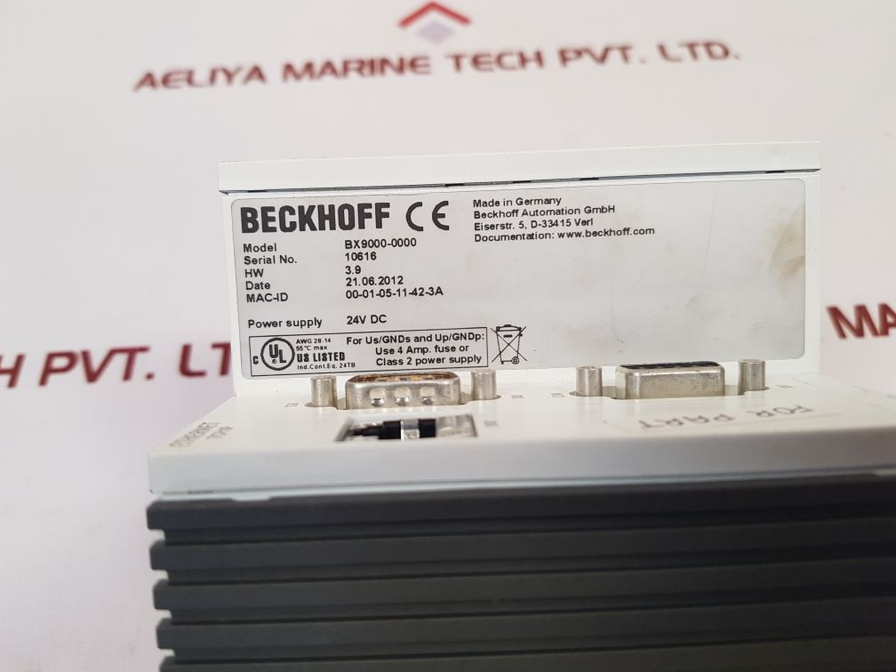 Beckhoff Bx9000-0000 Ethernet Bus Terminal Controller
