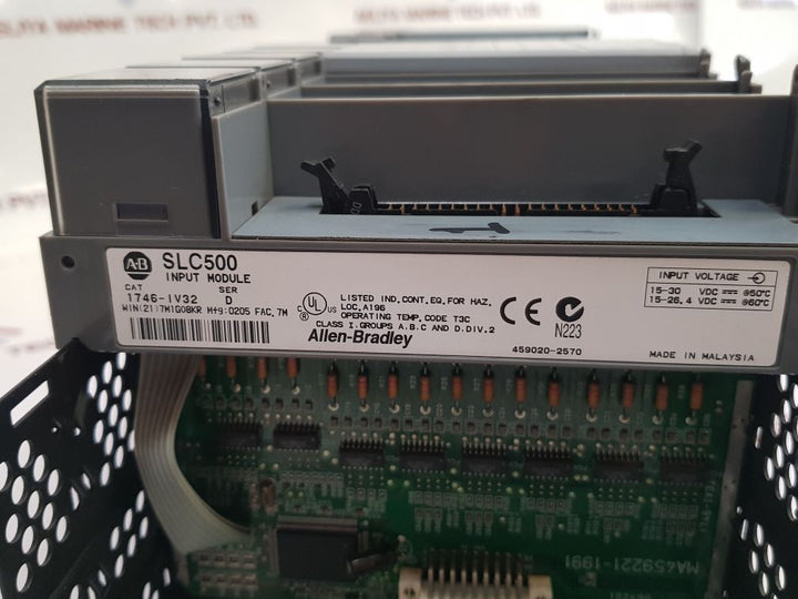 Allen-bradley 1746-iv32 Ser: D Slc 500 Input Module