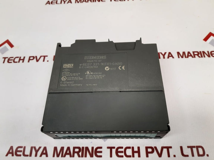 Siemens 6Es7 331-1Kf01-0Ab0 Simatic S7 Analog Input Module Used
