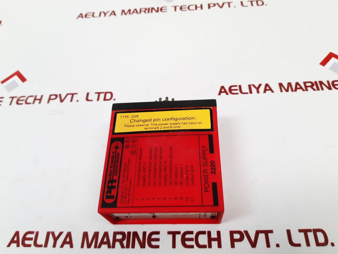Pr Electronics 2220 Power Supply 2220 B1