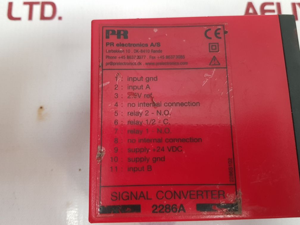 Pr Electronics 2286 Signal Controller 2286S102