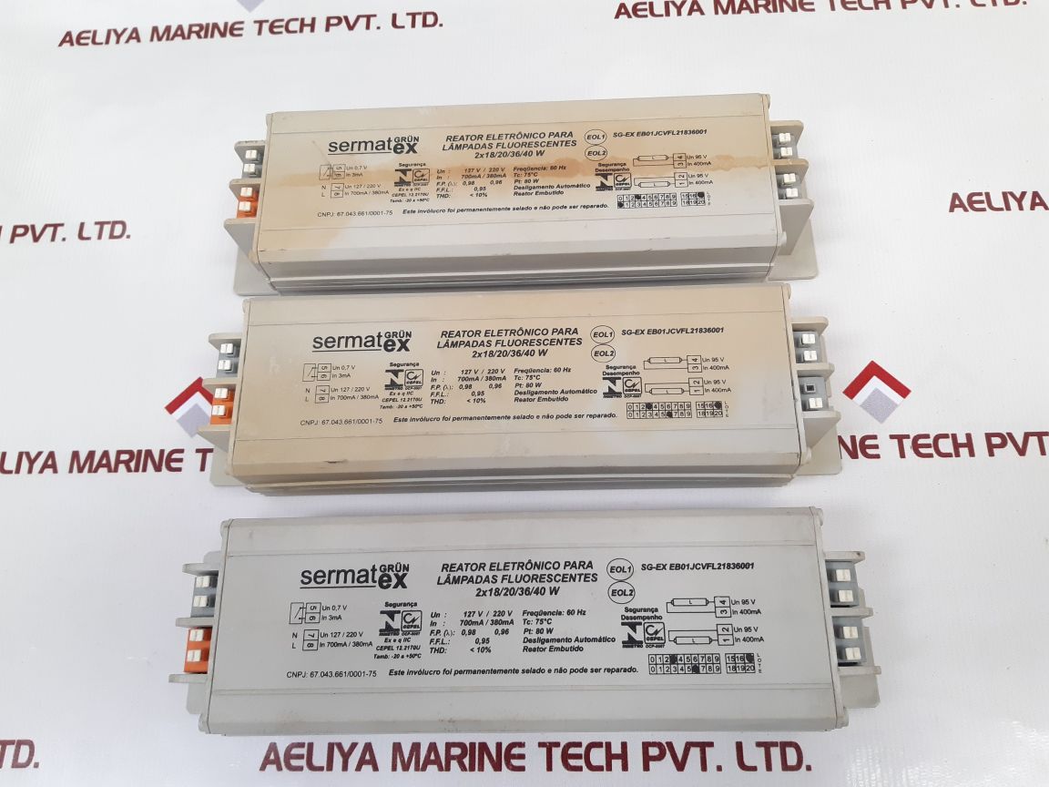 Sermatex Grün Sg-ex Eb01Jcvfl21836001 Reactor For Fluorescent Lamps