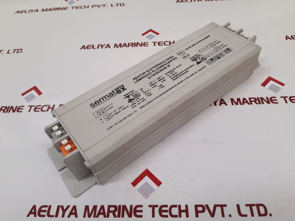 Sermatex Grün Sg-ex Eb01Jcvfl21836001 Reactor For Fluorescent Lamps