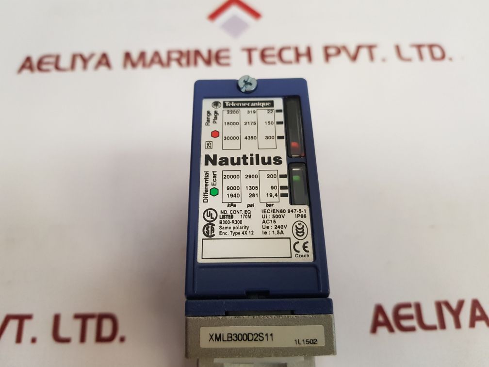 Telemecanique Xmlb300D2S11 Nautilus Pressure Switch