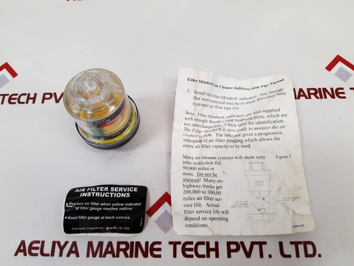 Engineered Products Indicator 135501-00825 Filter Minder