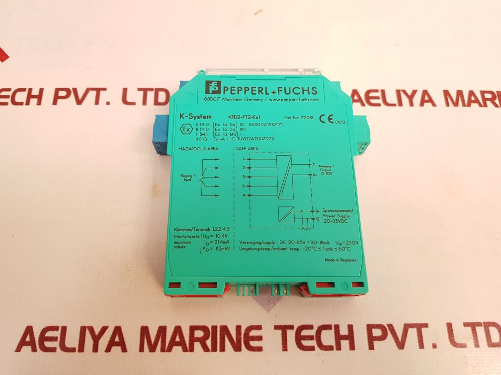 Pepperl+Fuchs Kfd2-pt2-ex1 Potentiometer Converter 72018