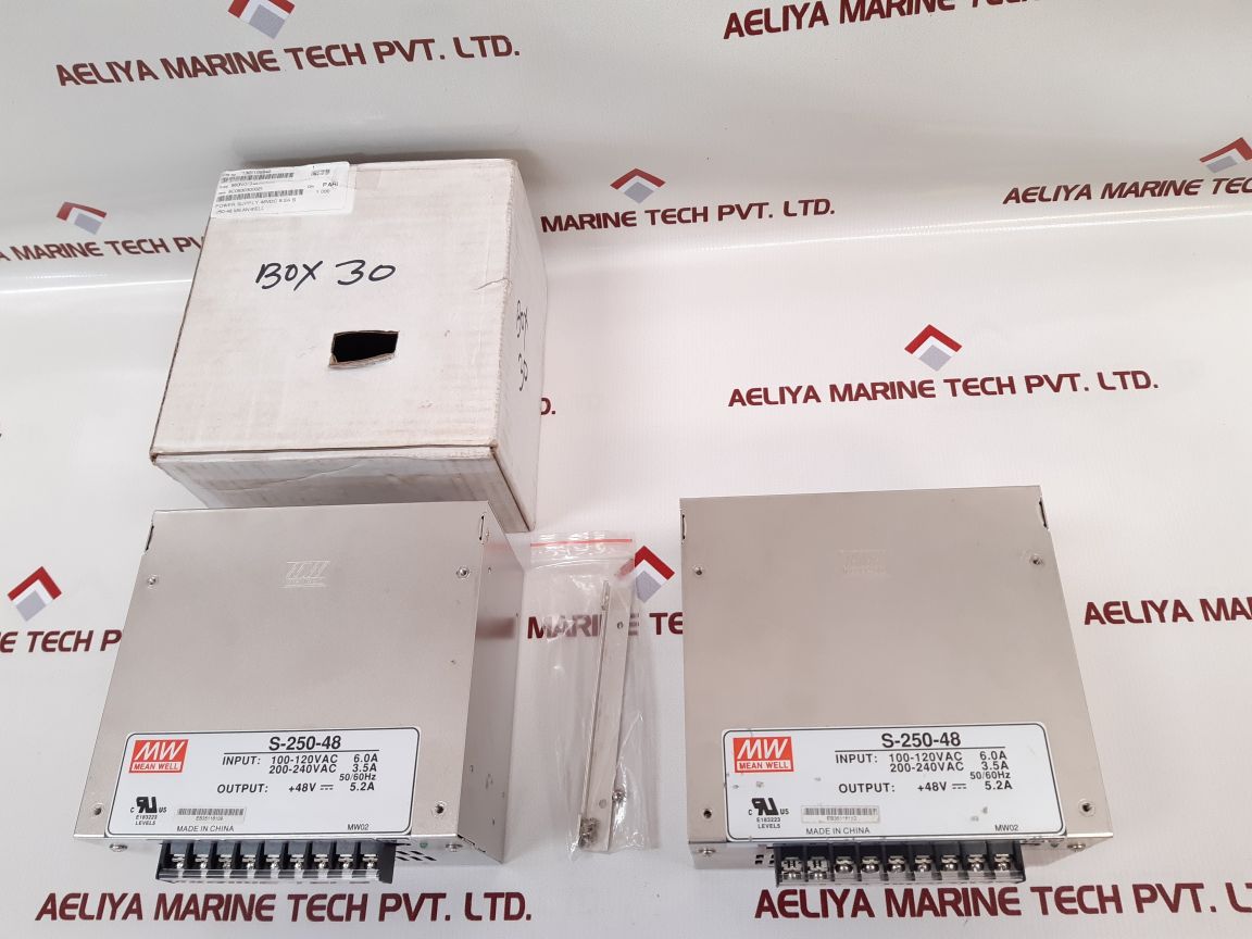 Mean Well S-250-48 Switching Power Supply 48Vdc 5.2A