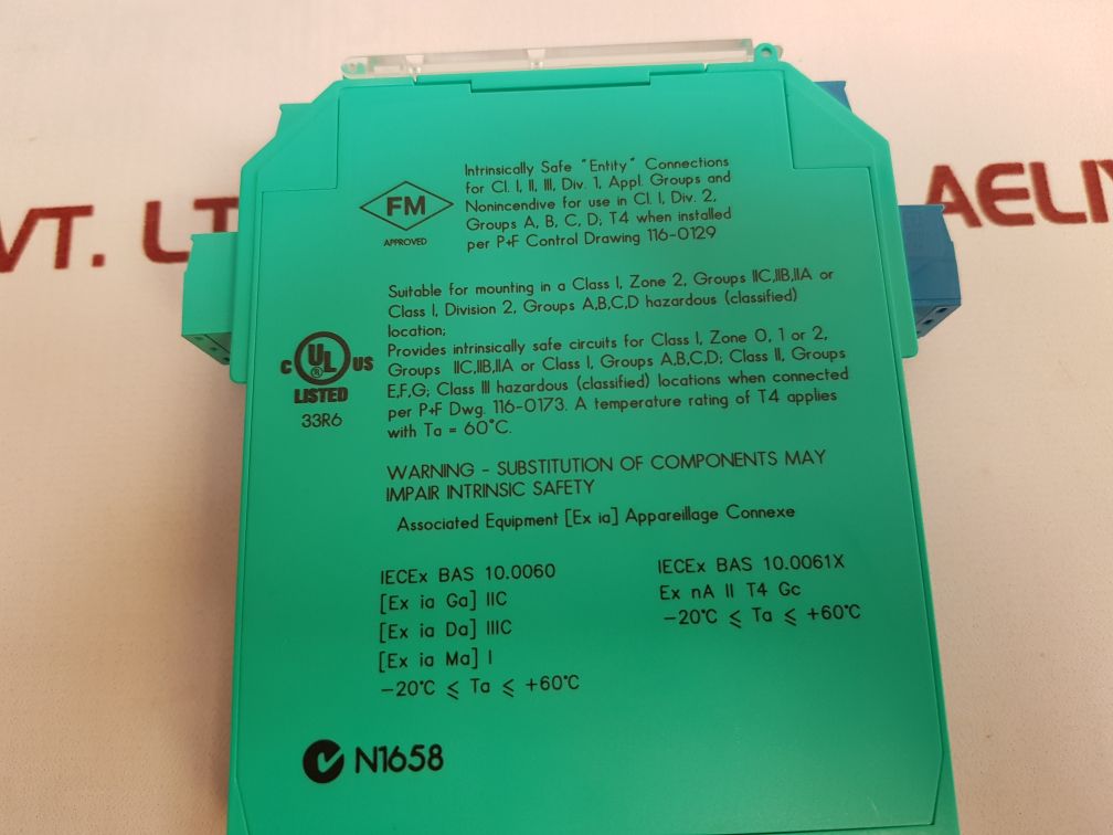 Pepperl+Fuchs Kfd2-pt2-ex1 Potentiometer Converter 72018