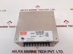 Mean Well S-250-48 Switching Power Supply 48Vdc 5.2A