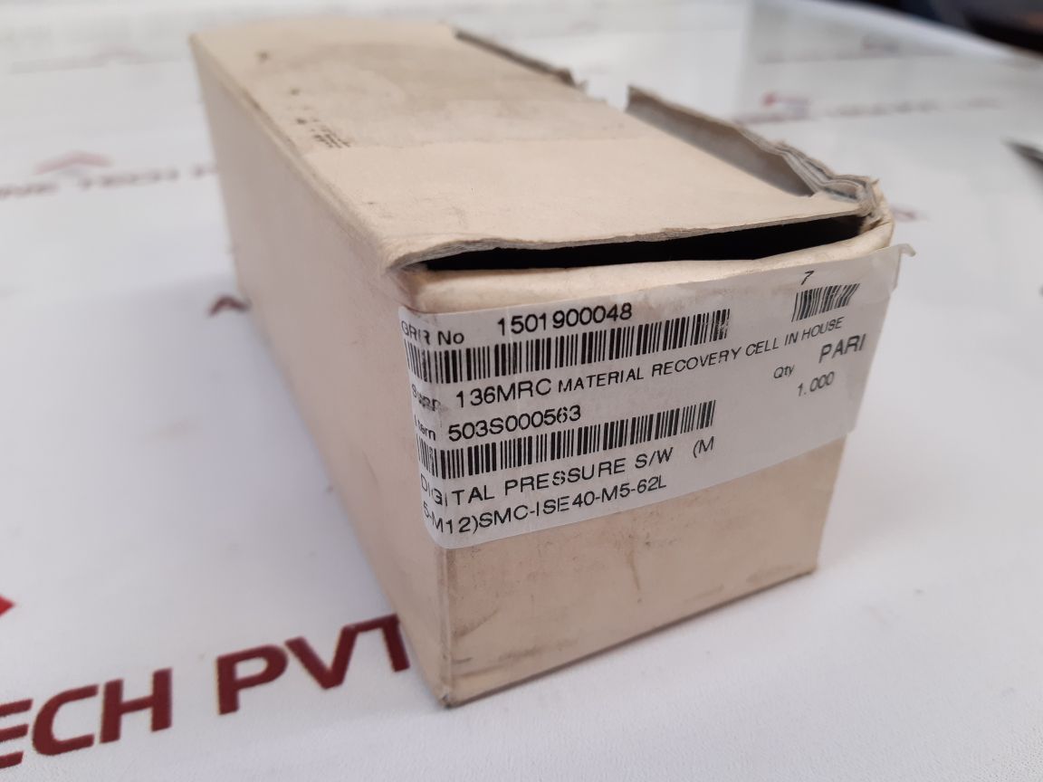 Smc Ise40-m5-62L Digital Pressure Switch 0.100~1.000 Mpa