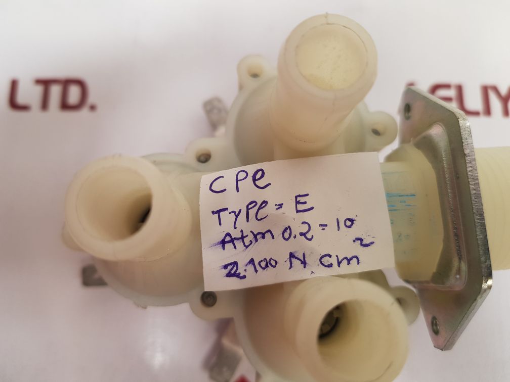 2.100 N Cm2 3 Way Electric Valve Type.E