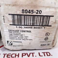 Supco S804520 Mechanical Defrost Timer