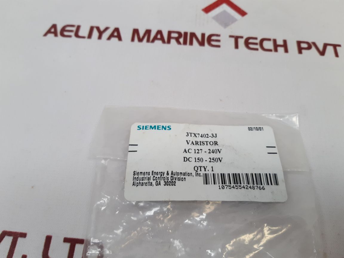 Siemens 3Tx7402-3J Surge Suppressor