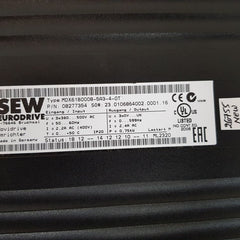 Sew mdx61b0008-5a3-4-0t movidrive inverter 08277354