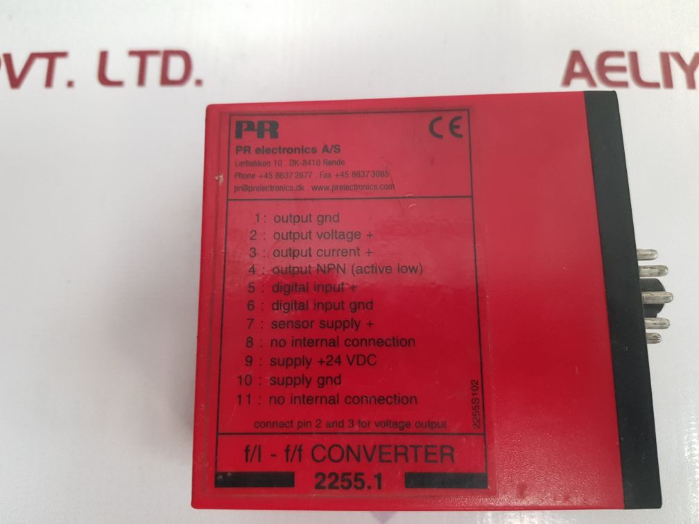 Pr Electronics 2255.1 F/I-f/F Converter 2255