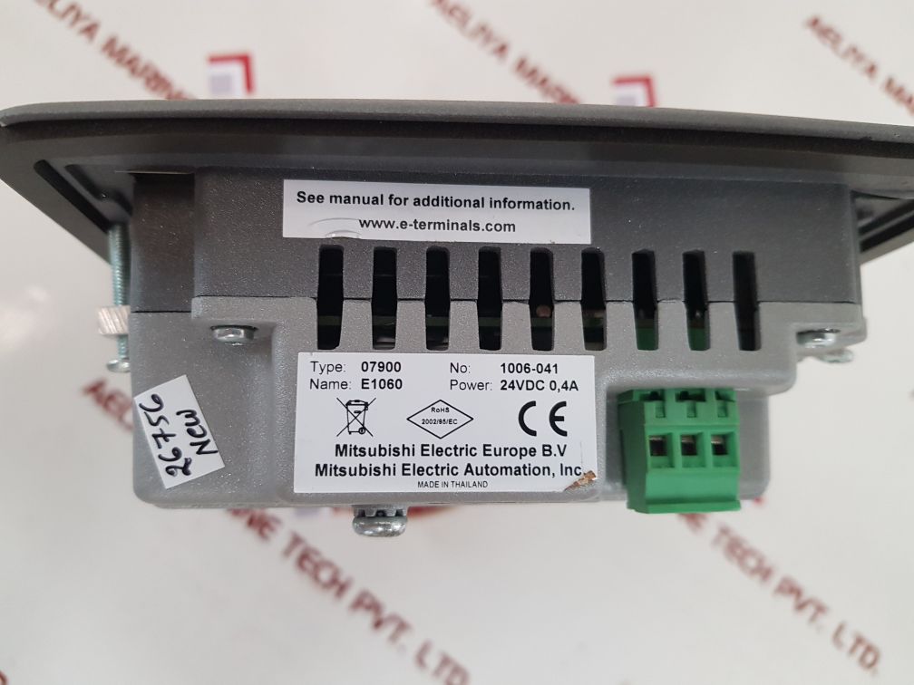 Mitsubishi e1060 07900 hmi operator panel 07900