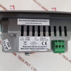 Mitsubishi e1060 07900 hmi operator panel 07900