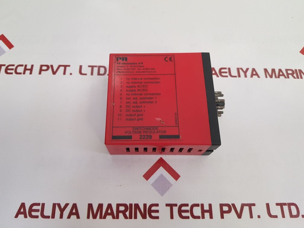 Pr Electronics 2229 Switchmode Voltage Regulator 2229A1 Used