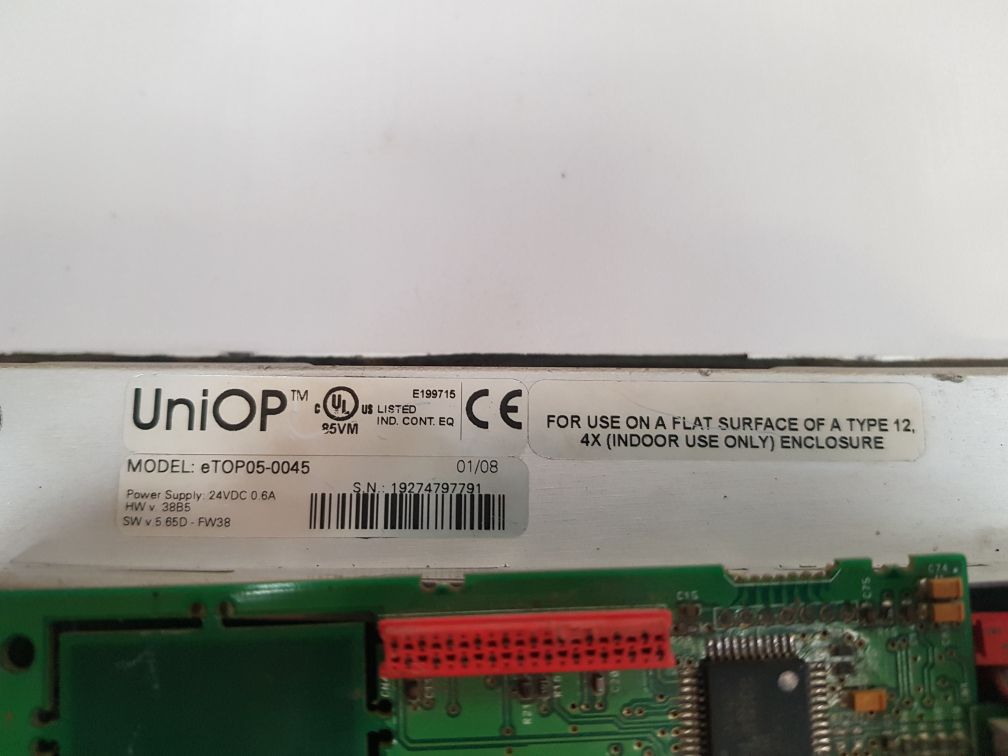 Uniop Etop05-0045 Touch Screen Panel