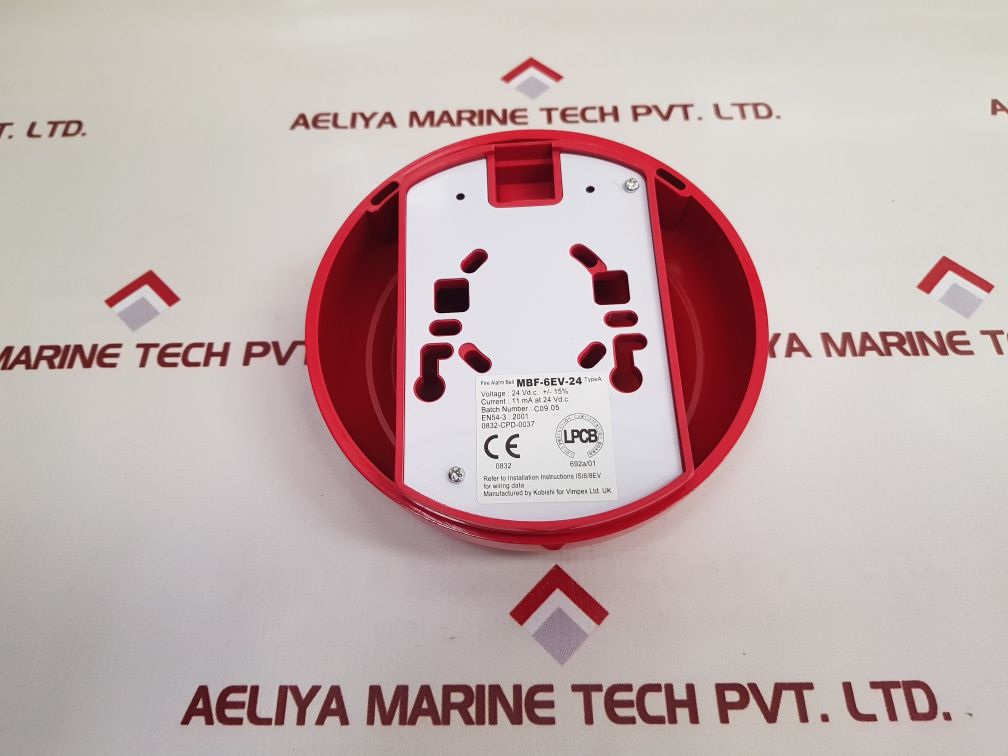 Vimpex Mbf-6Ev-24 Fire Alarm Bell 24 Vd.C.