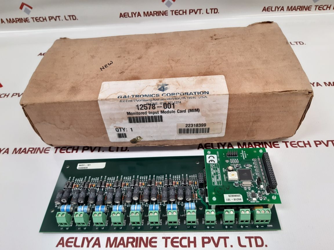 Gai-tronics 12578-001 Monitored Input Module Card
