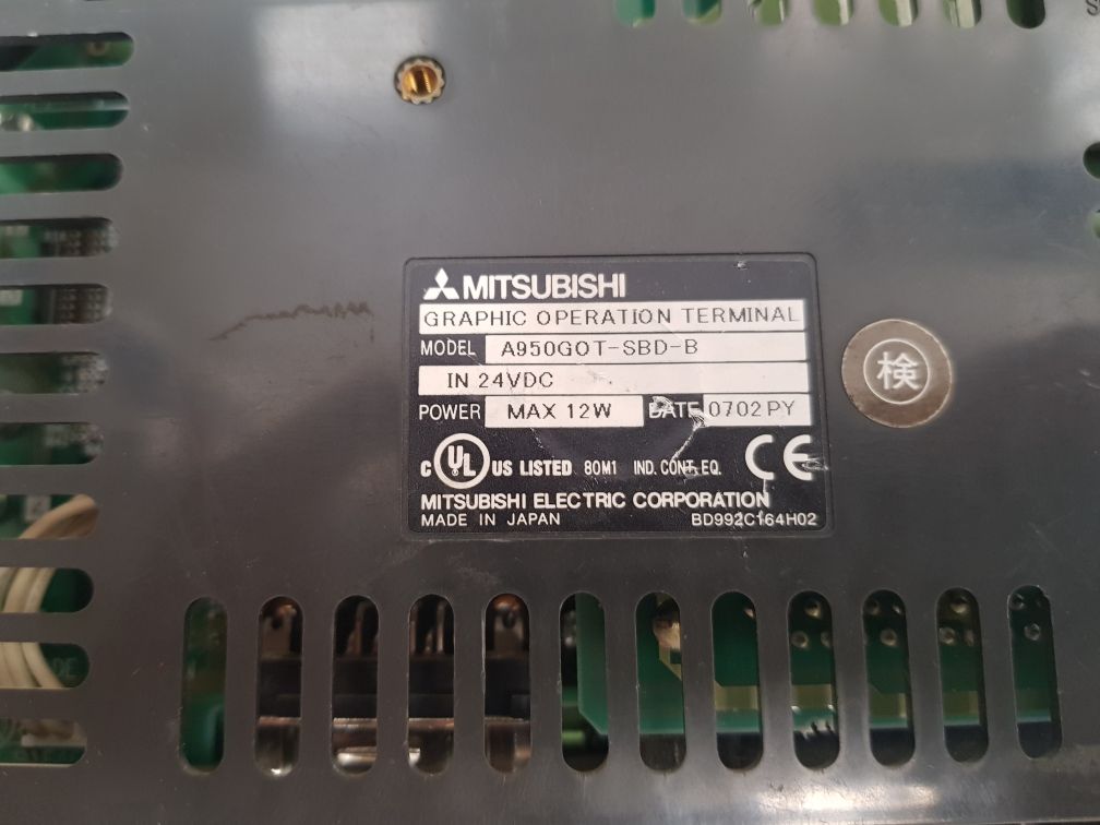 Mitsubishi A950Got-sbd-b Touch Screen Panel
