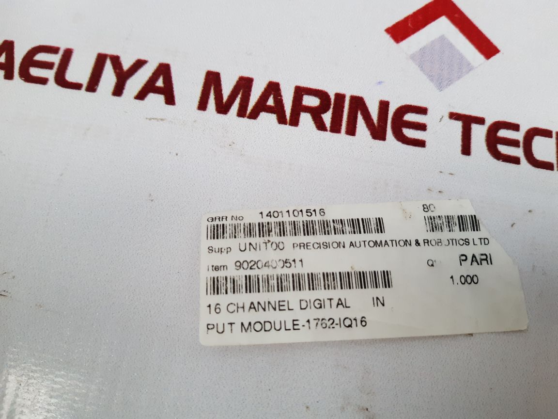 Allen-bradley 1762-iq16 Ser.A Input Module
