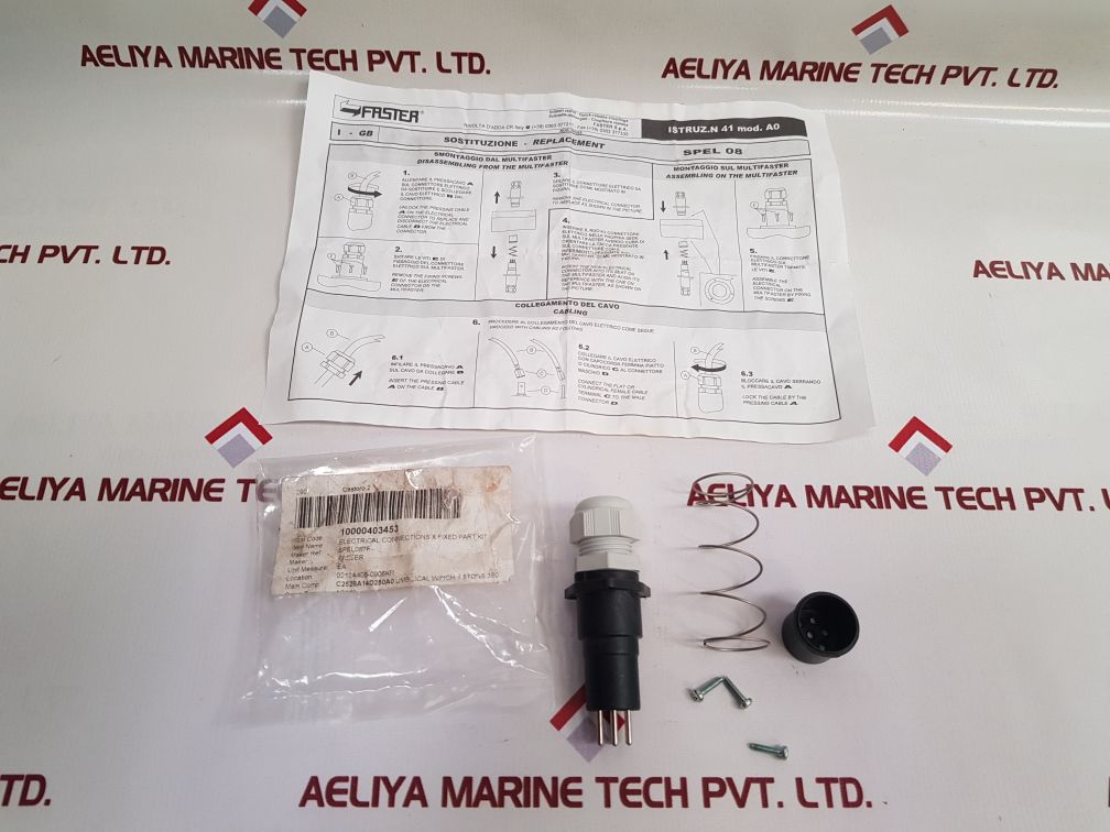 Faster Spel 08 Electrical Connections X Fixed Part Kit
