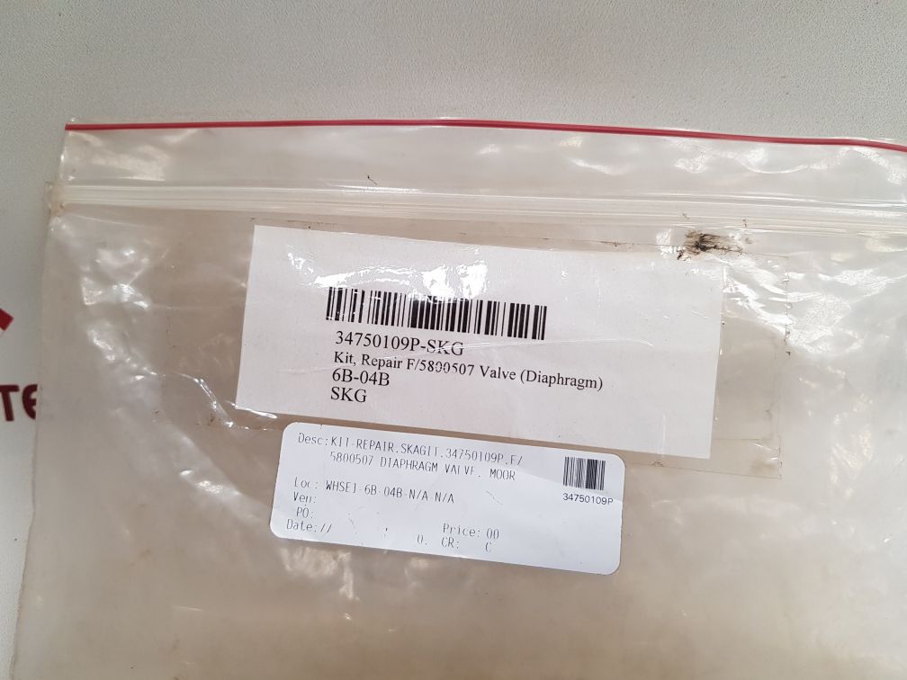 F/5800507 Repair Kit Valve