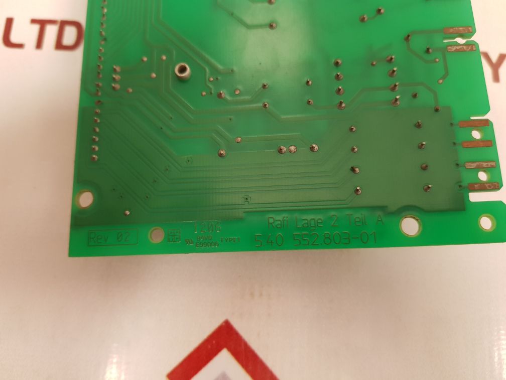 Rafi Lage 5.40 552.803-01 Pcb Card
