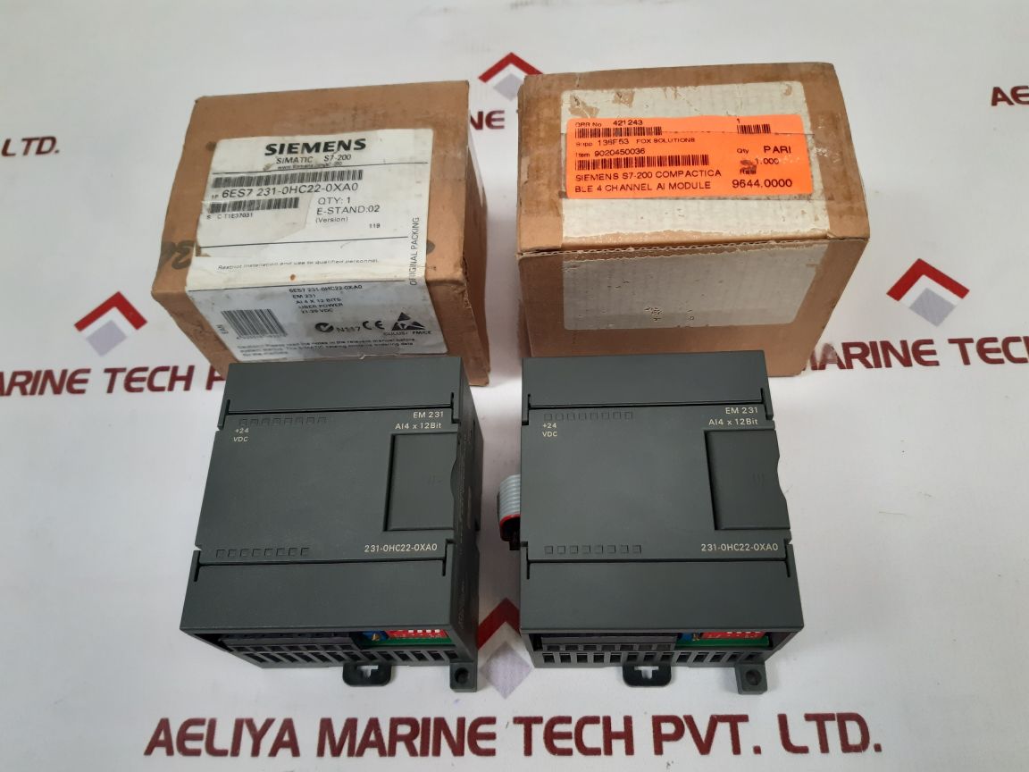 Siemens 6Es7 231-0Hc22-0Xa0 Analog Input Module
