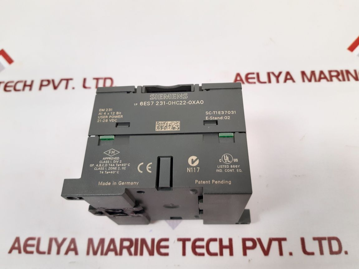 Siemens 6Es7 231-0Hc22-0Xa0 Analog Input Module
