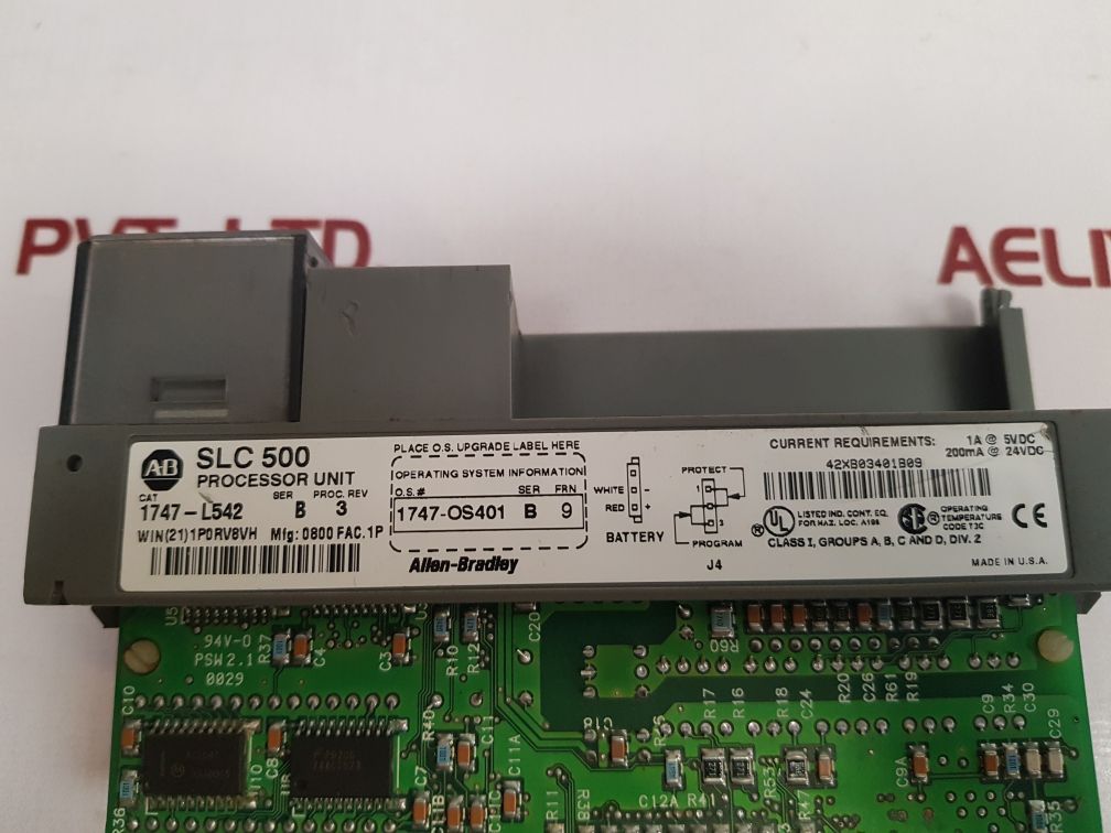 Allen-bradley 1747-l542 Ser.B Slc 500 Processor Unit
