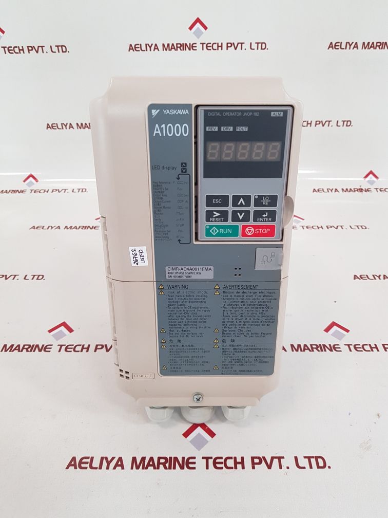 Yaskawa cimr-ad4a0011fma ac inverter drive
